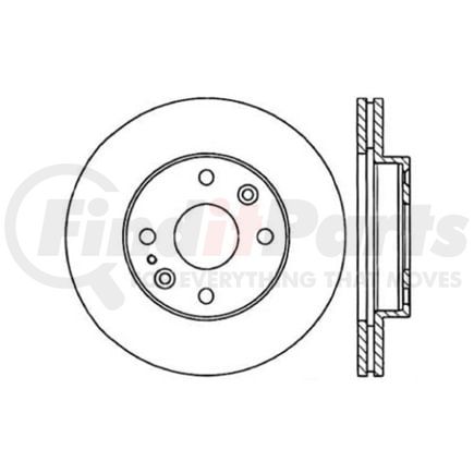 120.50000 by CENTRIC - Premium Brake Rotor