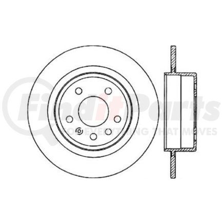 120.38013 by CENTRIC - Centric Premium High Carbon Alloy Brake Rotor