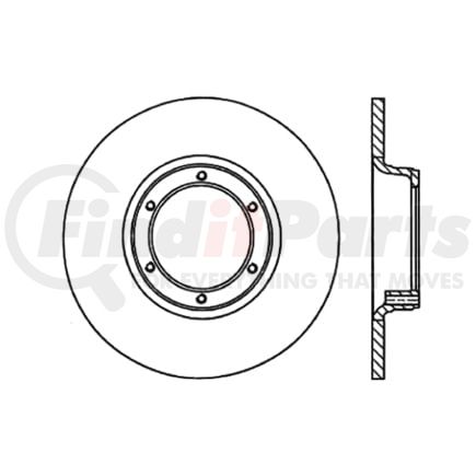Centric 120.11000 Disc Brake Rotor Premium Brake Rotor