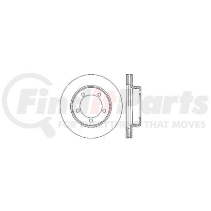Centric 120.83011 Disc Brake Rotor Premium Brake Rotor