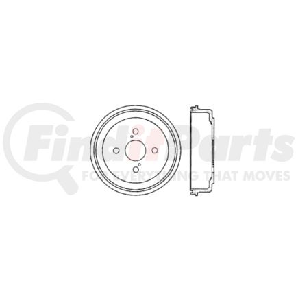Centric 122.44012 Brake Drum Premium Brake Drum