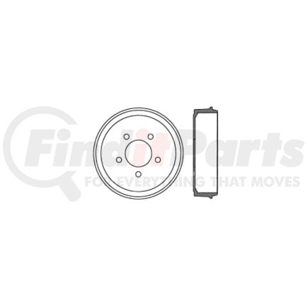Centric 122.63041 Brake Drum Prm Brake Drum