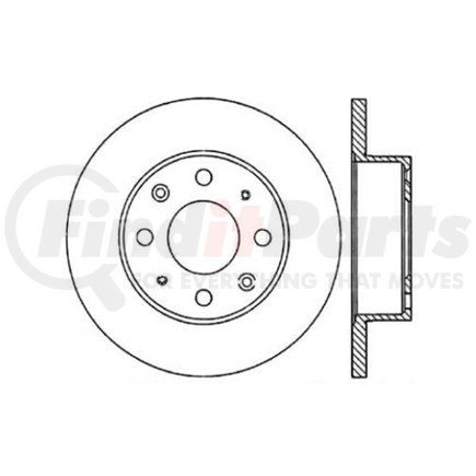 121.40008 by CENTRIC - C-Tek Standard Brake Rotor
