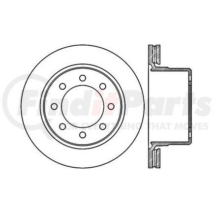 Centric 120.67073 Disc Brake Rotor Premium Brake Rotor