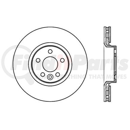120.39042 by CENTRIC - Premium Brake Rotor
