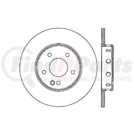 120.35041 by CENTRIC - Premium Brake Rotor