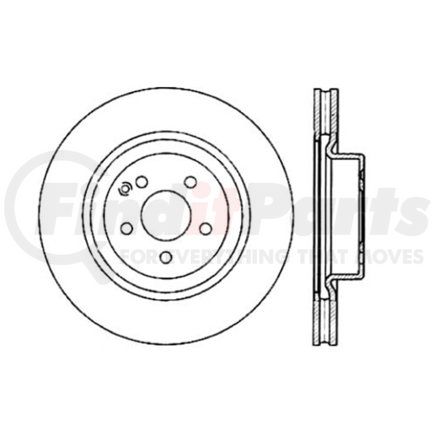 120.35068 by CENTRIC - Premium Brake Rotor