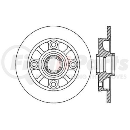 120.45020 by CENTRIC - Centric Premium Brake Rotor