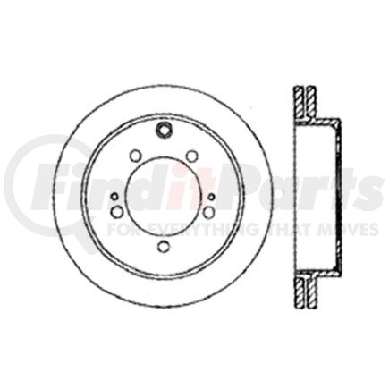 120.46048 by CENTRIC - Premium Brake Rotor