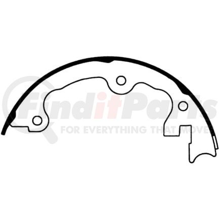 Centric 111.0741 Parking Brake Shoe Premium Parking Brake Shoes