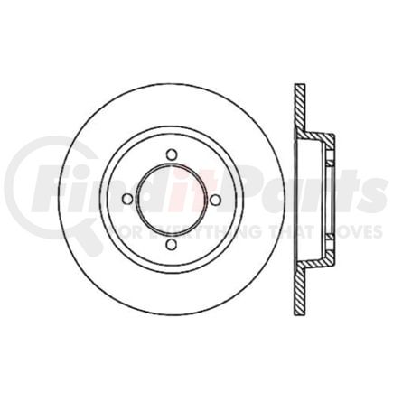 120.42001 by CENTRIC - Premium Brake Rotor
