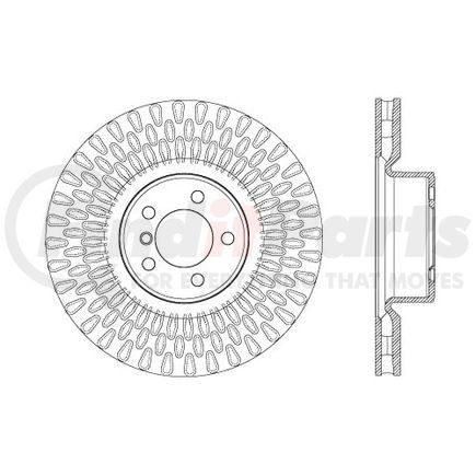 121.2202 by CENTRIC - C-TEK Standard Brake Rotor