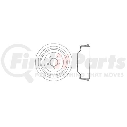 122.61016 by CENTRIC - Prm Brake Drum