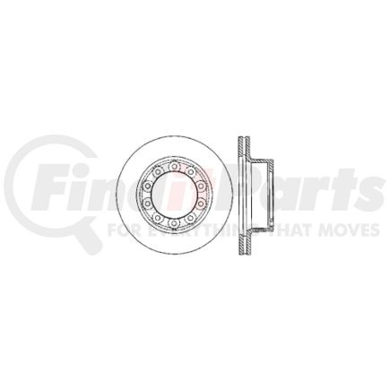 120.83005 by CENTRIC - Premium Brake Rotor