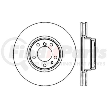Centric 120.34042 Disc Brake Rotor Premium Brake Rotor