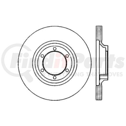 120.46025 by CENTRIC - Premium Brake Rotor