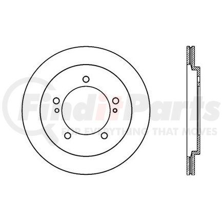 120.48009 by CENTRIC - Centric Premium Brake Rotor