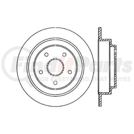 120.47015 by CENTRIC - Premium Brake Rotor