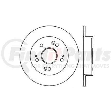 125.40040 by CENTRIC - Premium High-Carbon Rotor