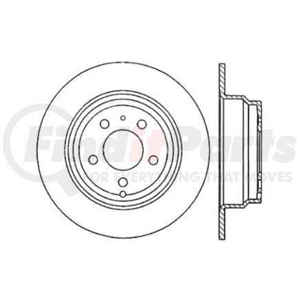 120.39020 by CENTRIC - Premium Brake Rotor