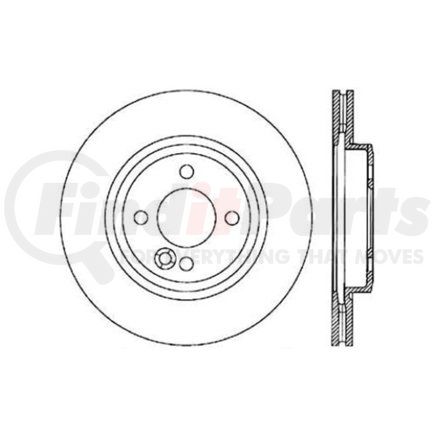120.34067 by CENTRIC - Premium Brake Rotor