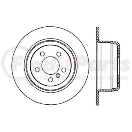 Centric 120.22008 Disc Brake Rotor Premium Brake Rotor