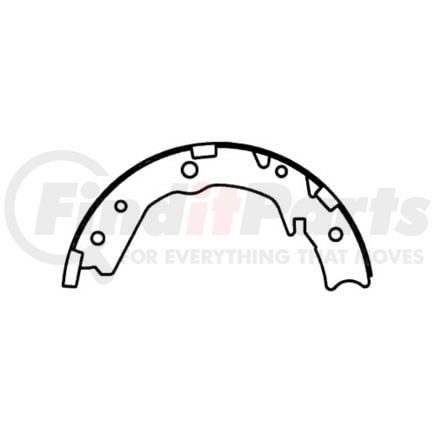 111.0856 by CENTRIC - Premium Parking Brake Shoes