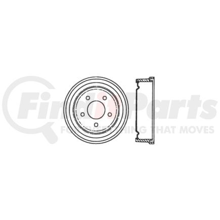 Centric 122.62024 Brake Drum Premium Brake Drum