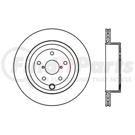 Centric 120.47030 Disc Brake Rotor Premium Brake Rotor