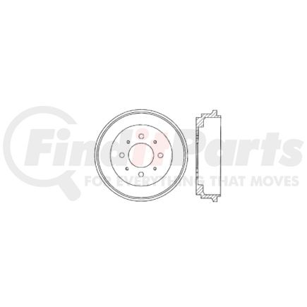Centric 122.48008 Brake Drum Premium Brake Drum