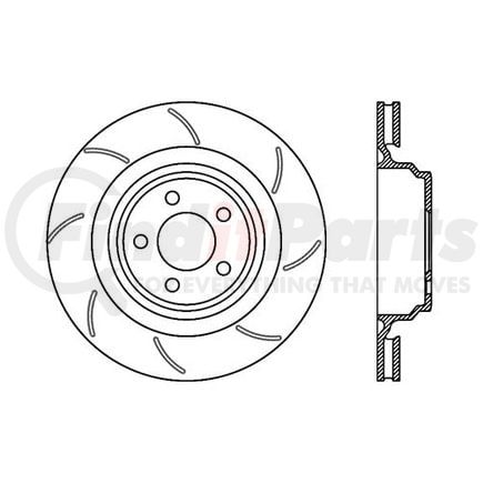 120.63064 by CENTRIC - Premium Brake Rotor