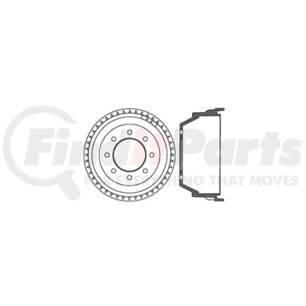 Centric 122.66014 Brake Drum Prm Brake Drum