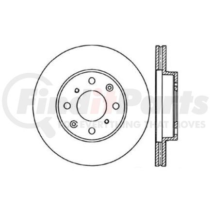 125.40023 by CENTRIC - Premium High-Carbon Rotor