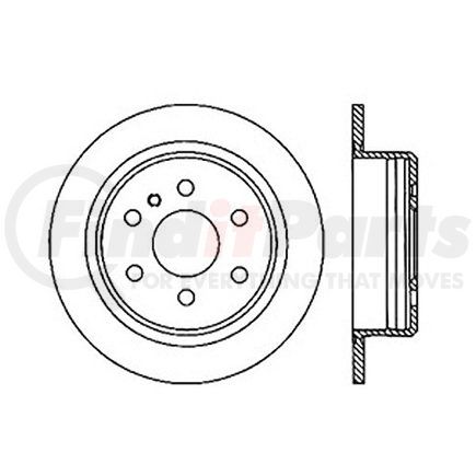 120.35107 by CENTRIC - Premium Brake Rotor