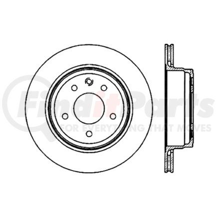 120.20013 by CENTRIC - Premium Brake Rotor
