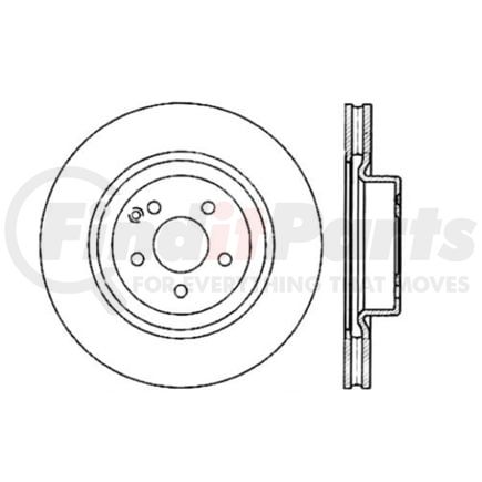 121.35068 by CENTRIC - Std Brake Rotor