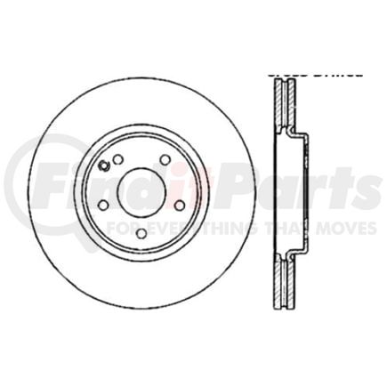 120.35069 by CENTRIC - Premium Brake Rotor