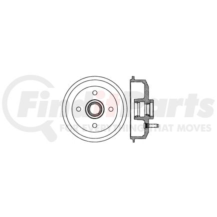Centric 122.61029 Brake Drum Premium Brake Drum