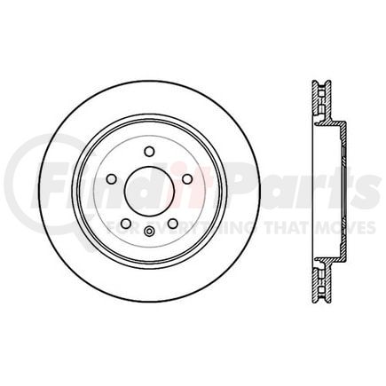 Centric 120.62088 Disc Brake Rotor Premium Brake Rotor