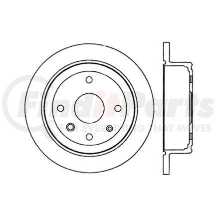 Centric 120.49007 Disc Brake Rotor Centric Premium Brake Rotor