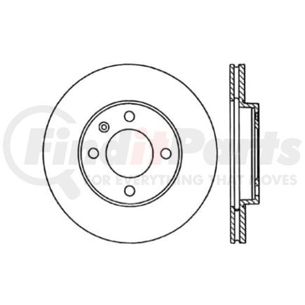 Centric 120.33012 Disc Brake Rotor Premium Brake Rotor