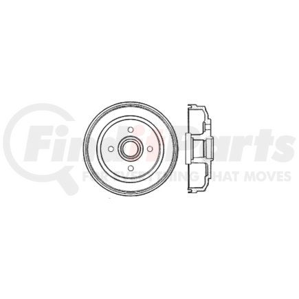 122.50005 by CENTRIC - Premium Brake Drum