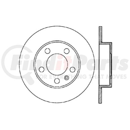 120.33057 by CENTRIC - Premium Brake Rotor