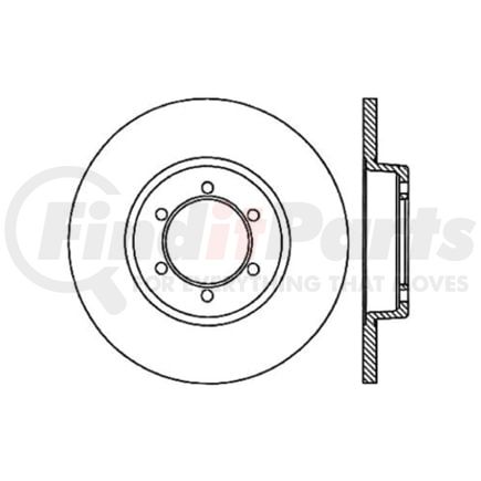 Centric 120.42007 Disc Brake Rotor Premium Brake Rotor