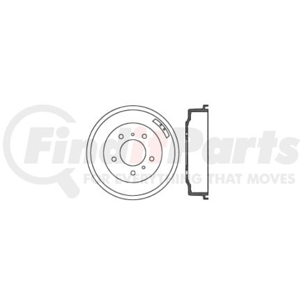 Centric 122.65005 Brake Drum Premium Brake Drum