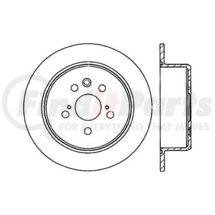 120.44110 by CENTRIC - Premium Brake Rotor