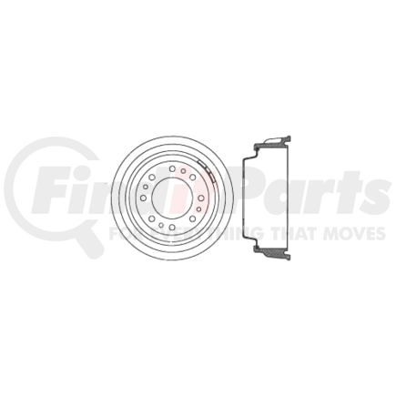 Centric 122.66005 Brake Drum Premium Brake Drum