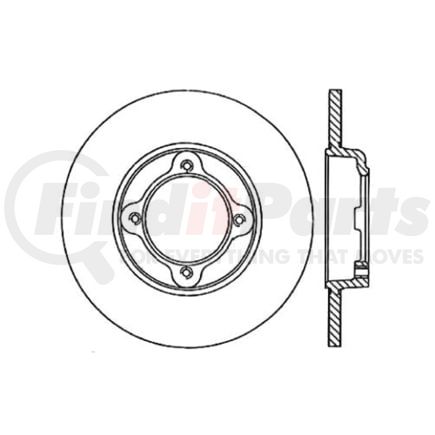 Centric 120.42000 Brake Hydraulic Line Prm Brake Rotor