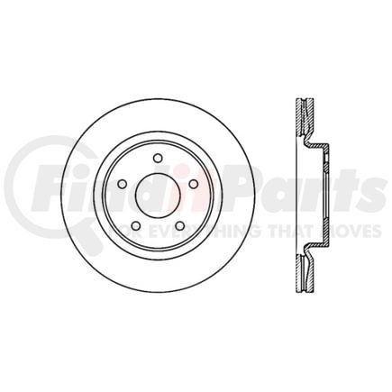 12042096 by CENTRIC - Centric Premium Brake Rotor