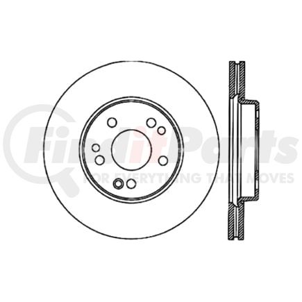 120.35028 by CENTRIC - Premium Brake Rotor